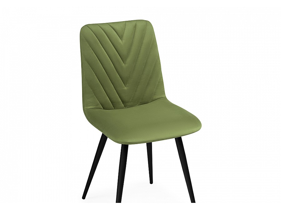 Стул на металлокаркасе Ральф зеленый / черный