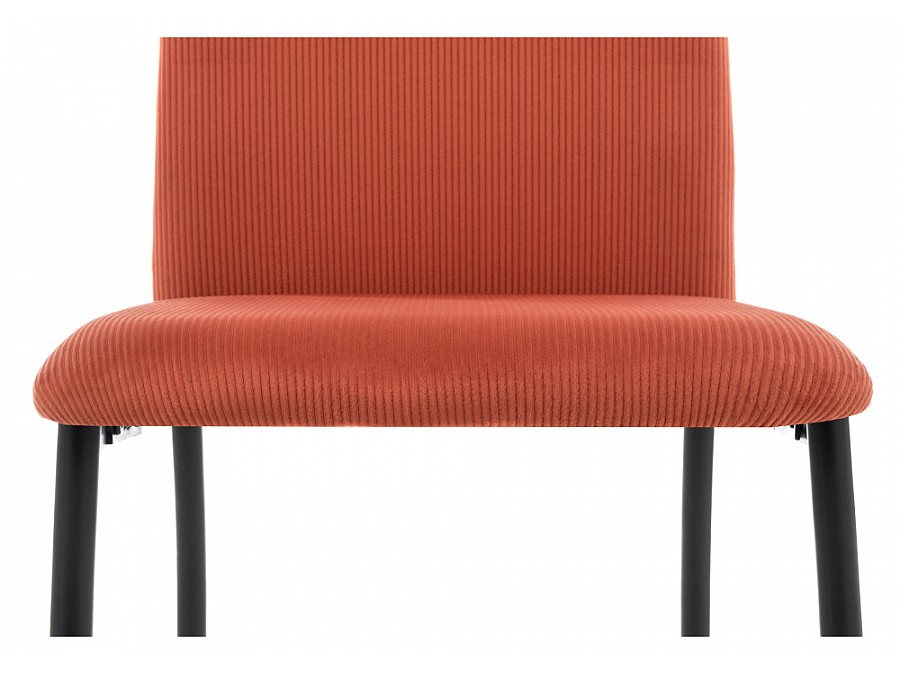 Стул на металлокаркасе Tod red / black