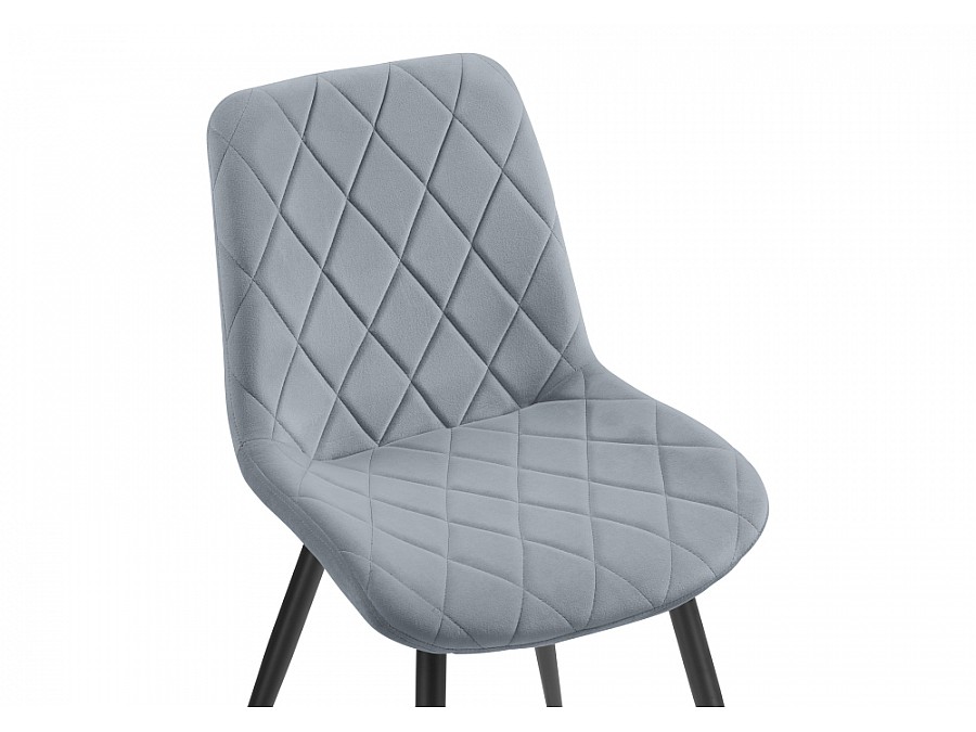 Стул на металлокаркасе Fox black / gray