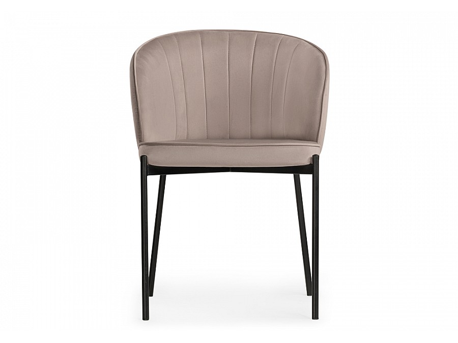 Стул на металлокаркасе Нейл латте / черный