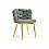 Стул на металлокаркасе Rendi light gray / gold