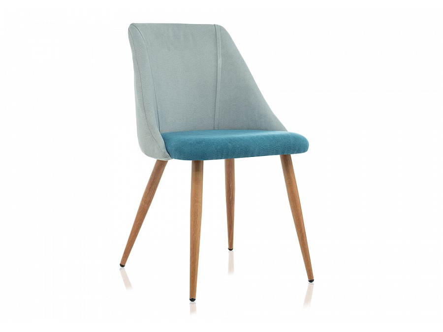 Стул на металлокаркасе Morgan голубой