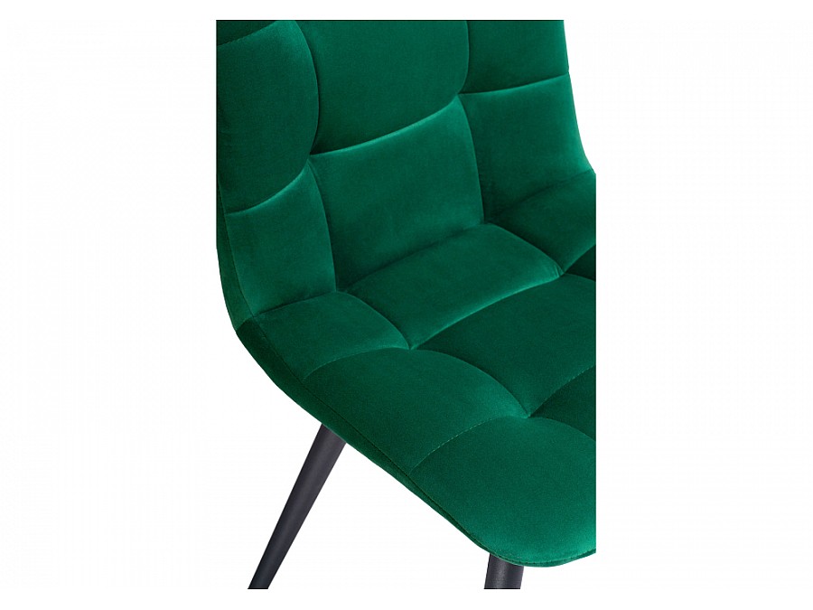 Стул на металлокаркасе Чилли К зеленый / черный