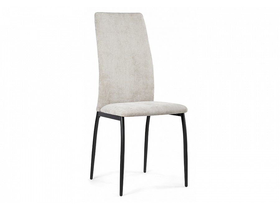 Стул на металлокаркасе Tod latte / black