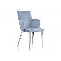 Стул на металлокаркасе на металлокаркасе Benza blue