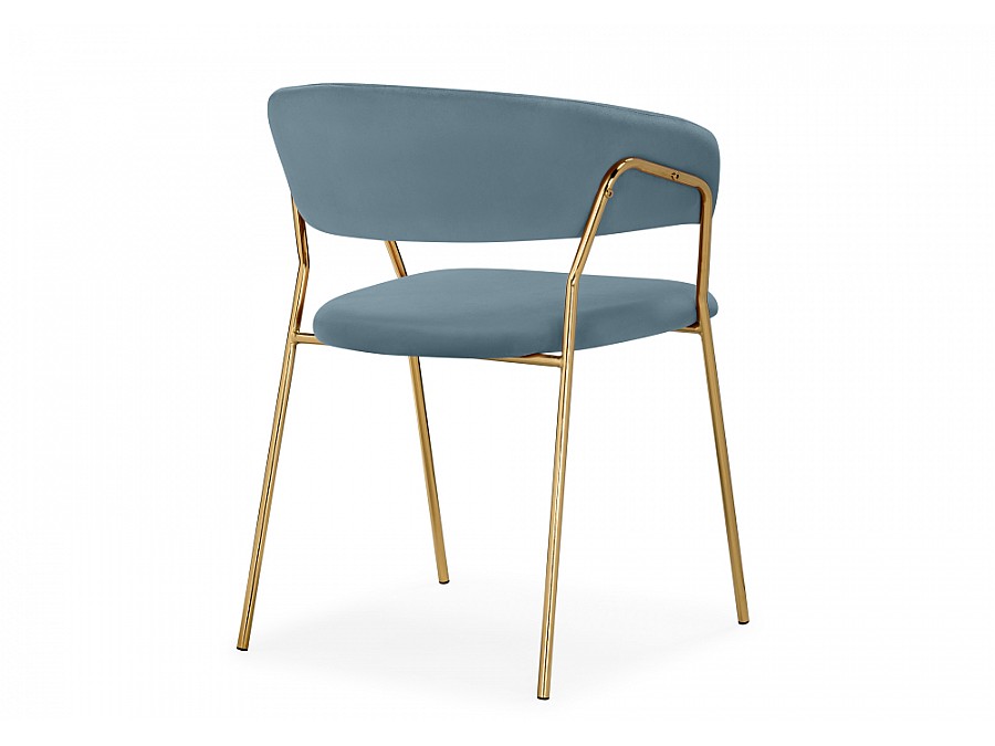Стул на металлокаркасе Kamelia 1 light blue /gold