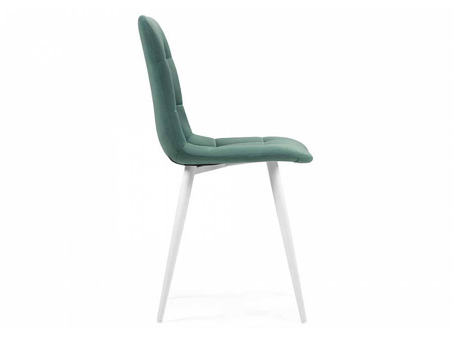 Стул на металлокаркасе Чилли К бирюзовый / белый