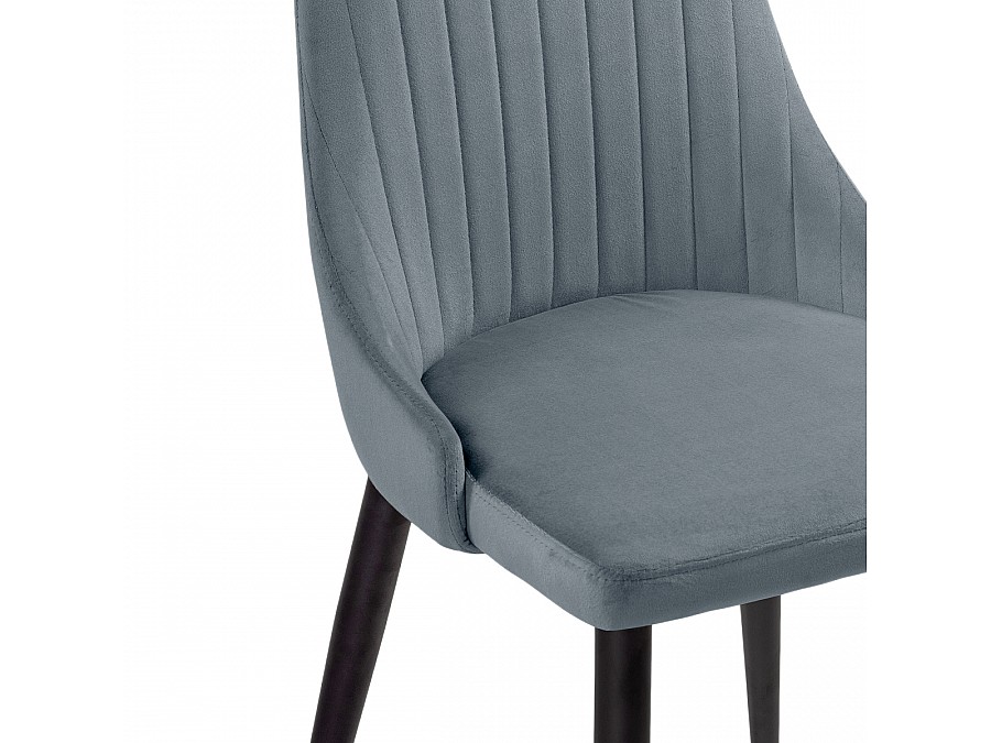 Стул на металлокаркасе Kora gray / black