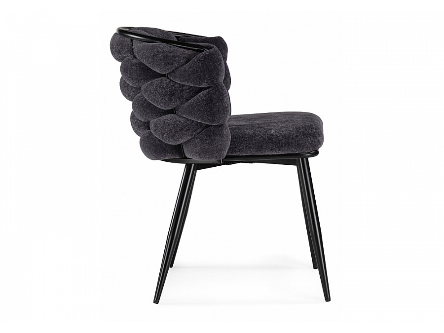 Стул на металлокаркасе Rendi gray-blue / black