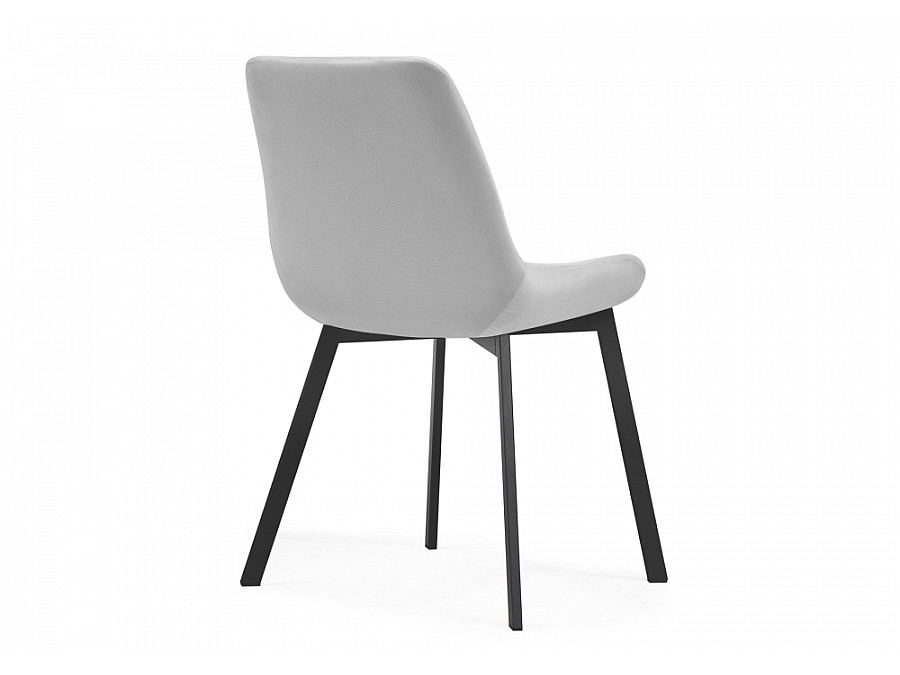 Стул на металлокаркасе Челси черный / светло-серый