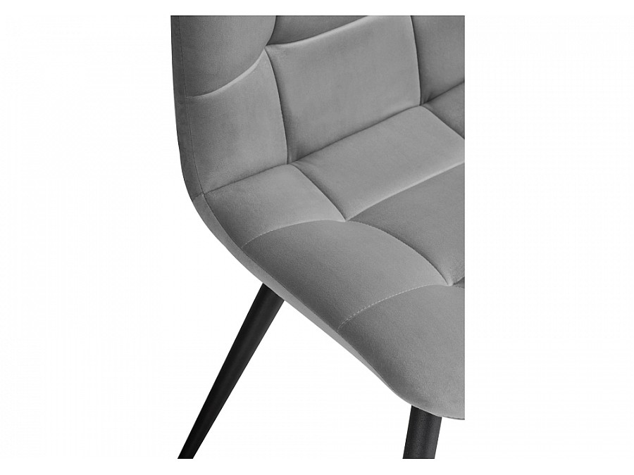 Стул на металлокаркасе Чилли К темно-серый / черный