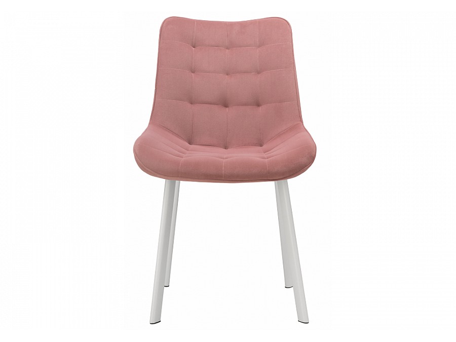 Стул на металлокаркасе Hagen pink / white