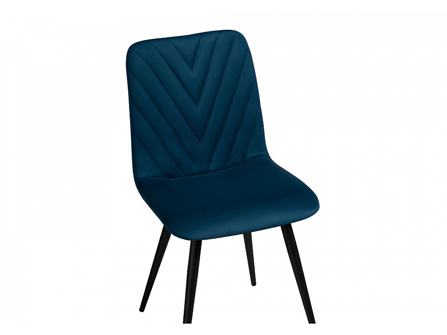 Стул на металлокаркасе Ральф синий / черный