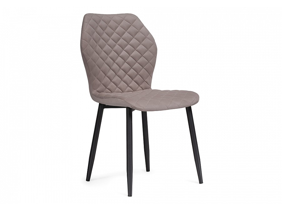 Стул на металлокаркасе Софи латте / черный