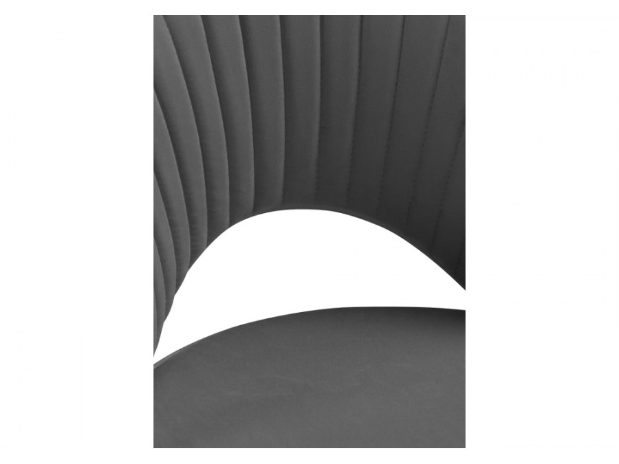 Стул на металлокаркасе Сандвикен черный / velutto 32