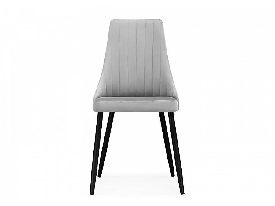 Стул на металлокаркасе Кора светло-серый / черный