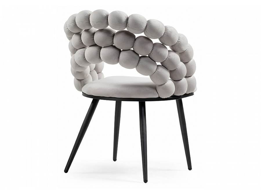 Стул на металлокаркасе Ball gray / black