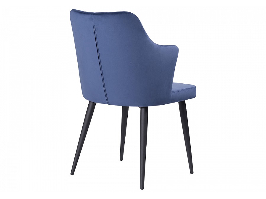 Стул на металлокаркасе Velen dark blue