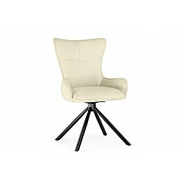 Стул на металлокаркасе Chicago cream / black