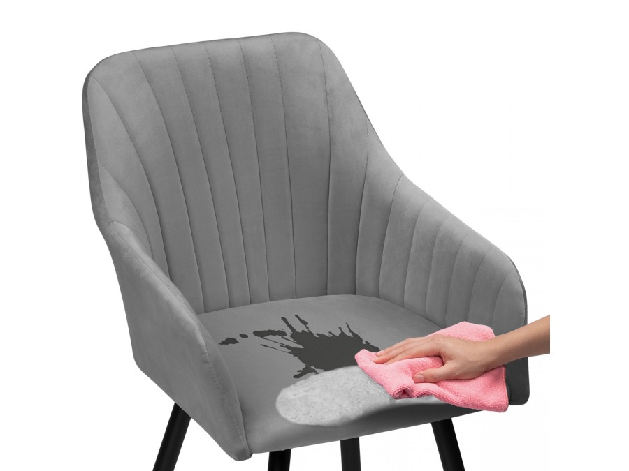 Стул на металлокаркасе Слэм крутящееся темно-серое / черное