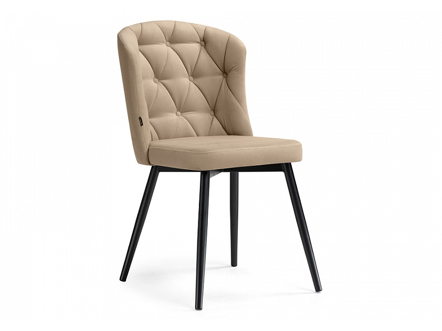 Стул на металлокаркасе Алиссум velutto 05 / черный