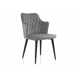 Стул на металлокаркасе Velen light gray