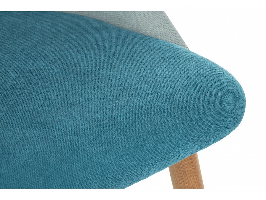 Стул на металлокаркасе Morgan голубой