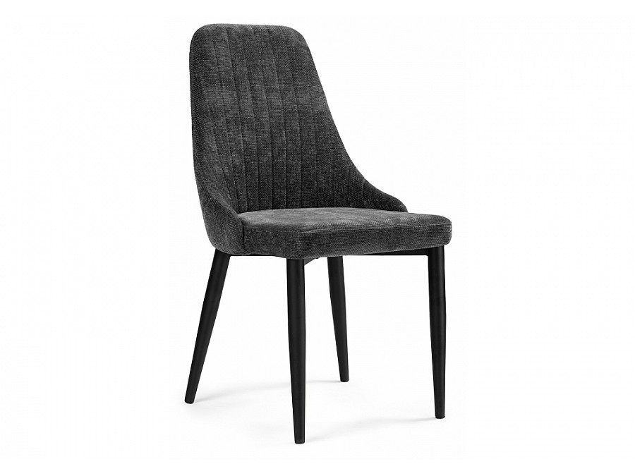 Стул на металлокаркасе Kora black / dark gray