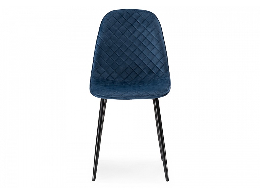 Стул на металлокаркасе Capri dark blue / black