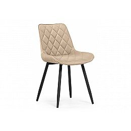 Стул на металлокаркасе Баодин бежевый / черный