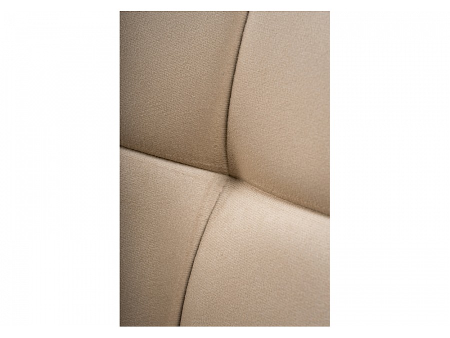 Стул на металлокаркасе Челси велюр бежевый / белый