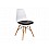 Стул деревянный Eames PC-011 белый / черный