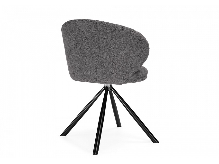 Стул на металлокаркасе Solomon крутящийся gray / black