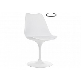 Стул на металлокаркасе Tulip white