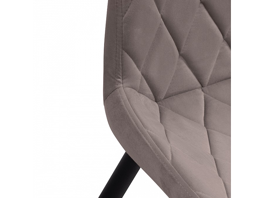 Стул на металлокаркасе Баодин Б/К латте / черный