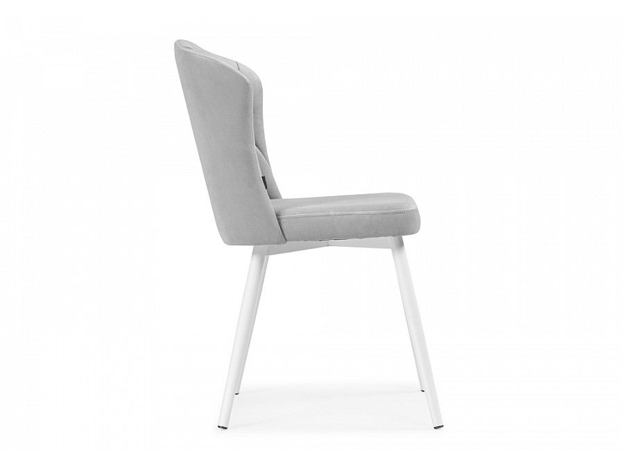 Стул на металлокаркасе Алиссум velutto 52 / белый