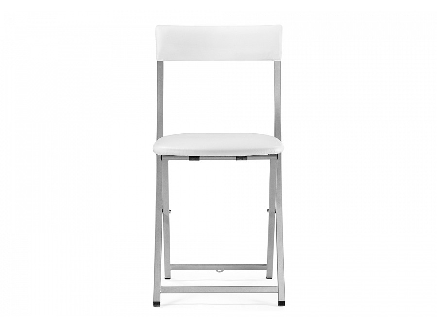Стул на металлокаркасе Elevis белый полимер / светлый мусс