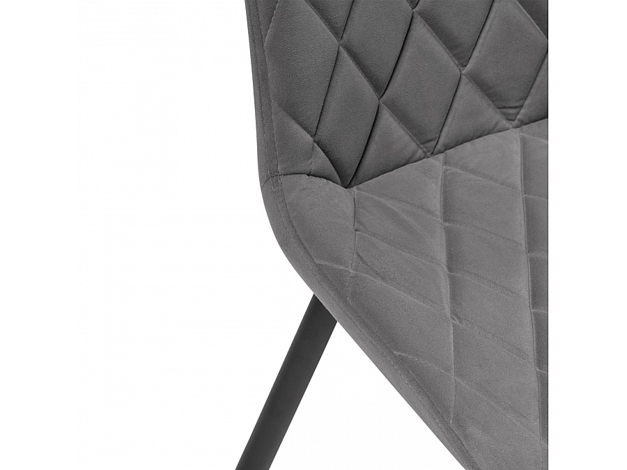 Стул на металлокаркасе Баодин Б/К темно-серый / черный