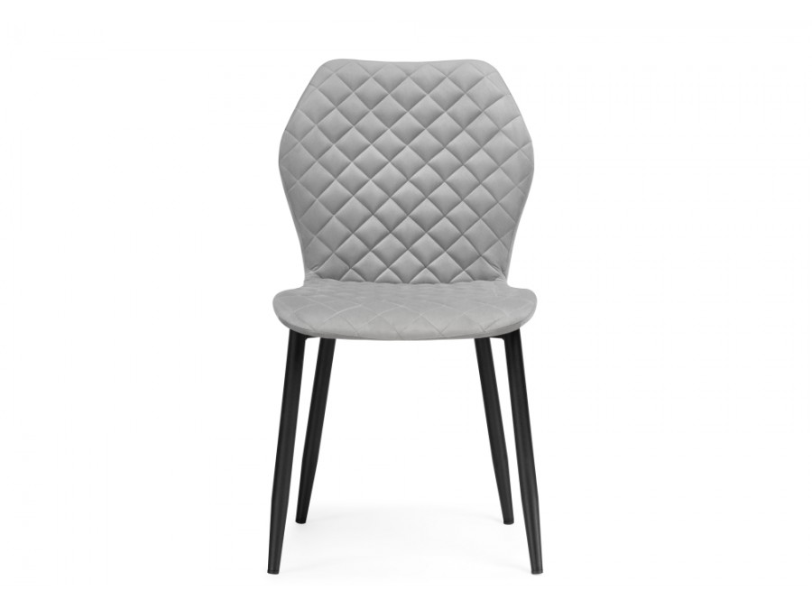 Стул на металлокаркасе Софи светло-серый / черный