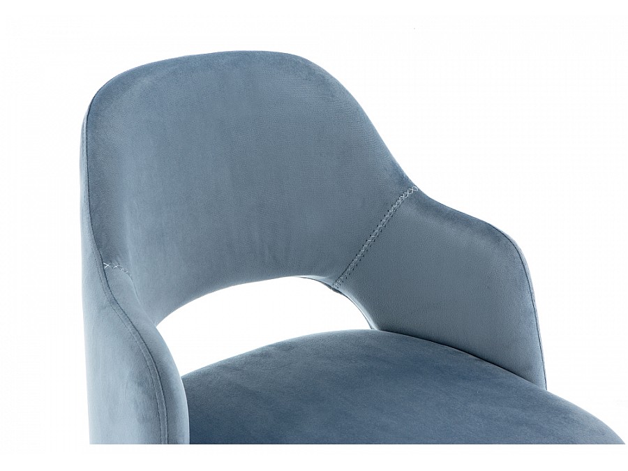 Стул на металлокаркасе Konor синий