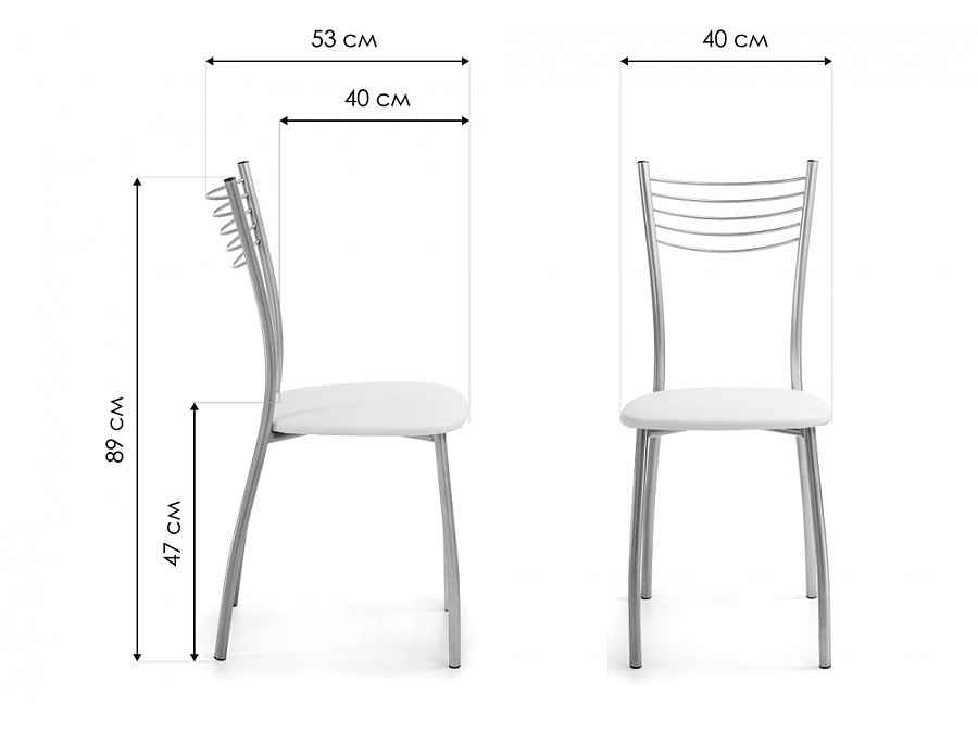Стул на металлокаркасе Goki ваниль крап / светлый мусс