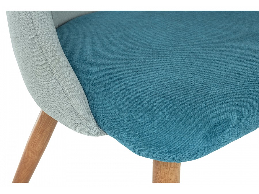 Стул на металлокаркасе Morgan голубой