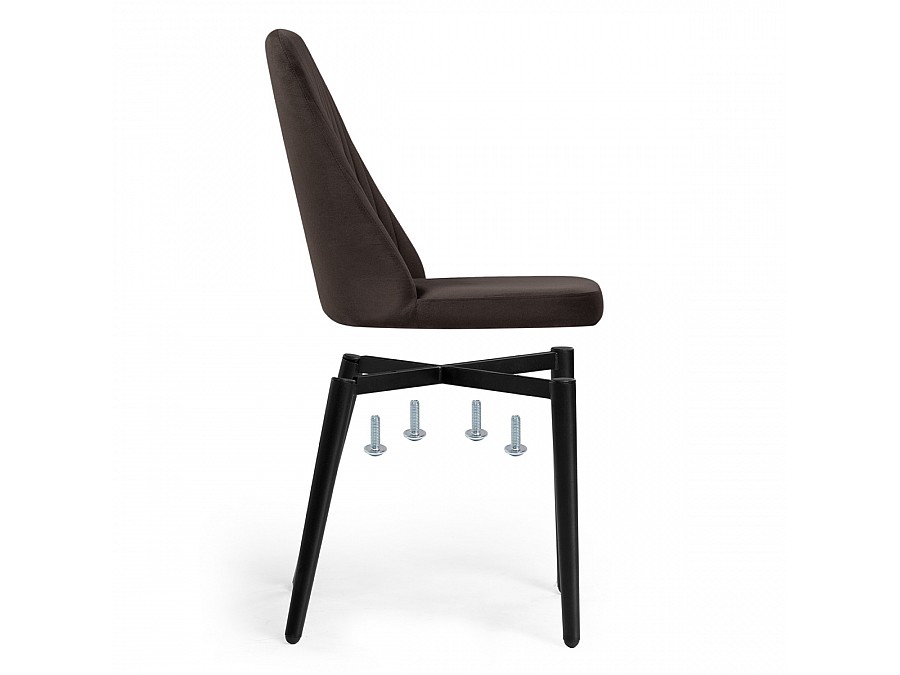 Фена R темно-коричневый  / черный