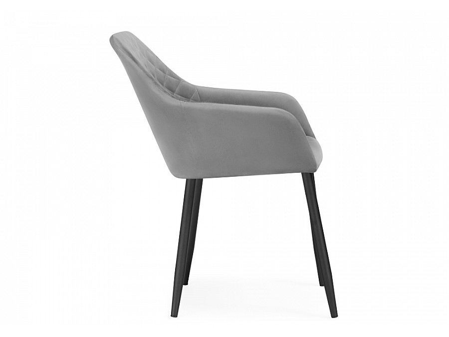 Стул на металлокаркасе Стив темно-серый / черный