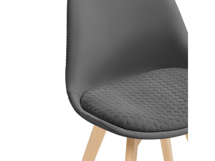 Стул деревянный Bonuss dark gray / wood