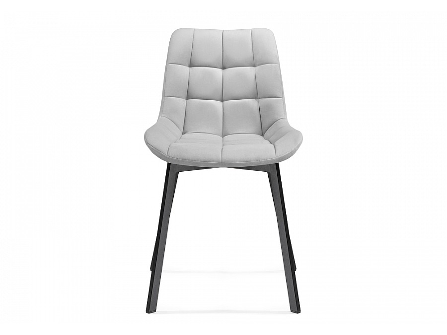 Стул на металлокаркасе Челси черный / светло-серый