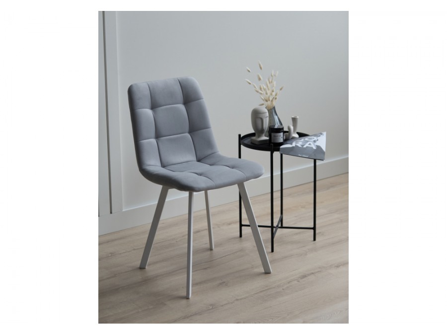 Чилли светло-серый / белый