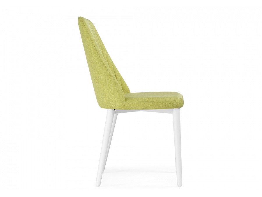 Стул на металлокаркасе Фена R зеленый / белый