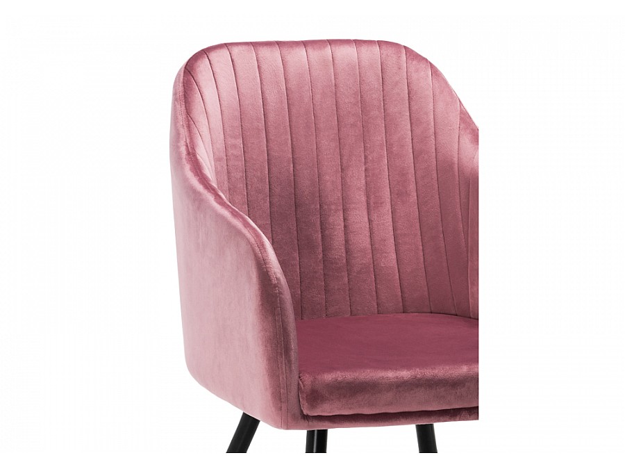 Стул на металлокаркасе Slam dark pink