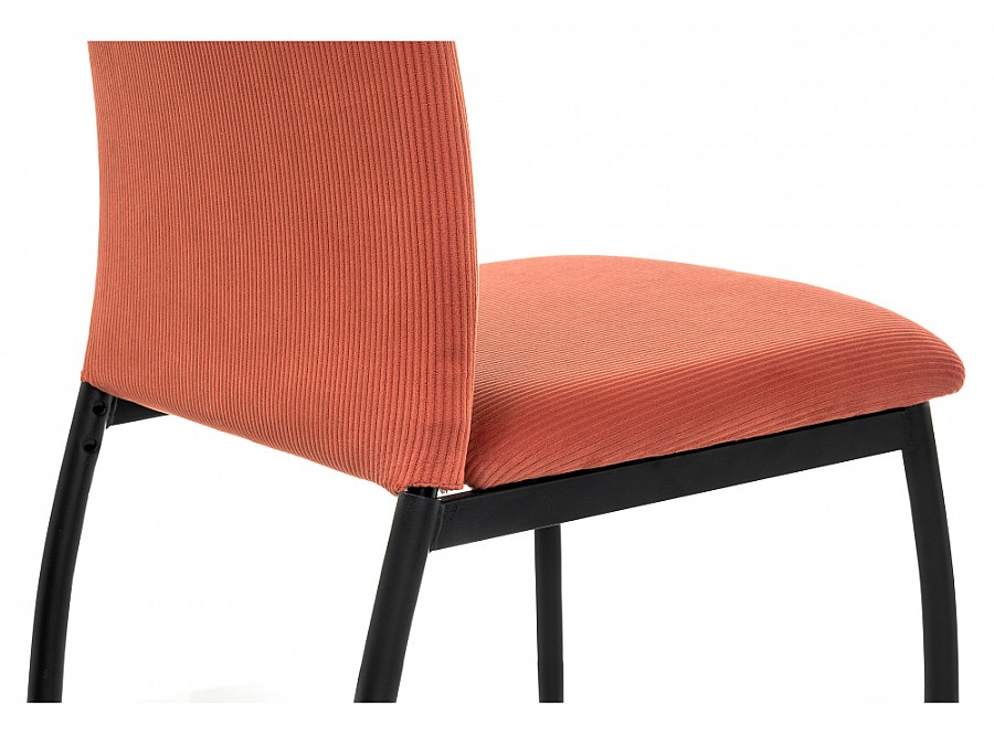 Стул на металлокаркасе Tod red / black